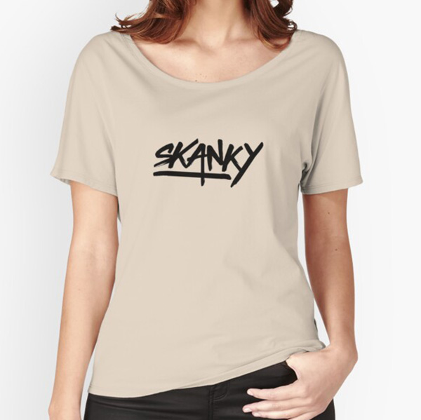 Skanky Graffiti Black T-Shirt