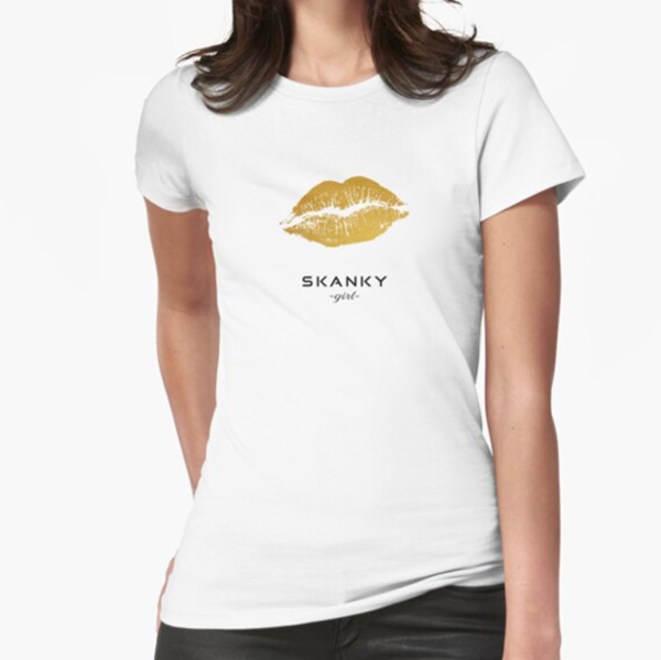 Skanky Lips Girl T-Shirt